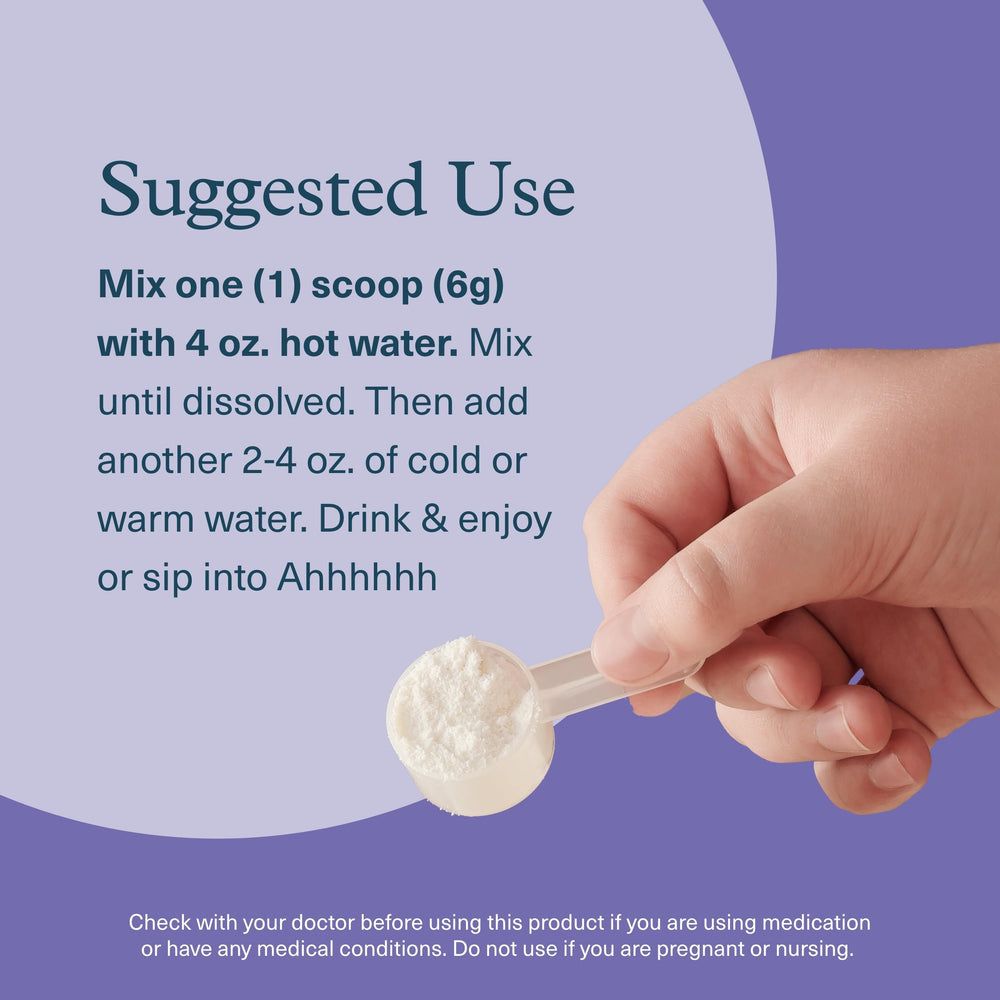 Powder dissolving in water illustrating enhanced absorption