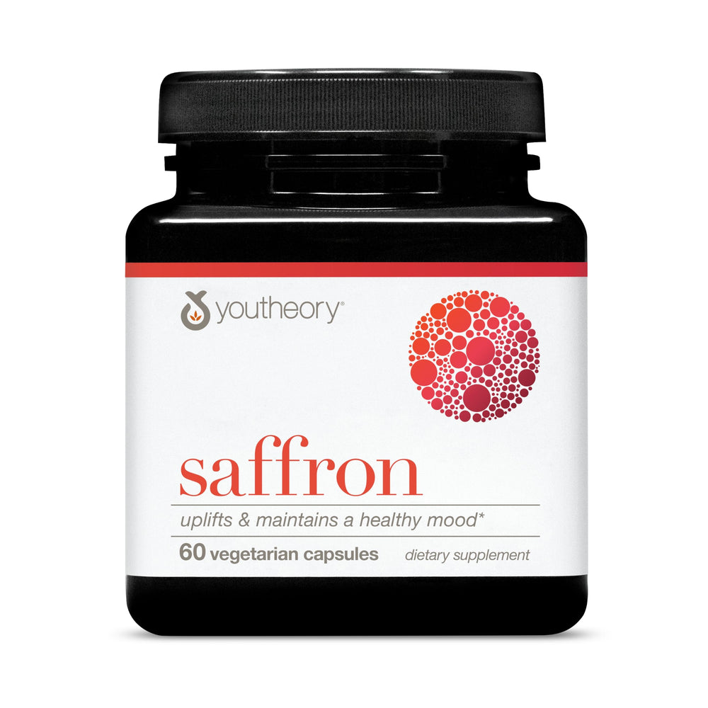 Hero image: Youtheory Saffron bottle and packaging