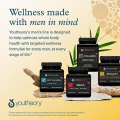Men's health energy and stamina concept visual with Shilajit