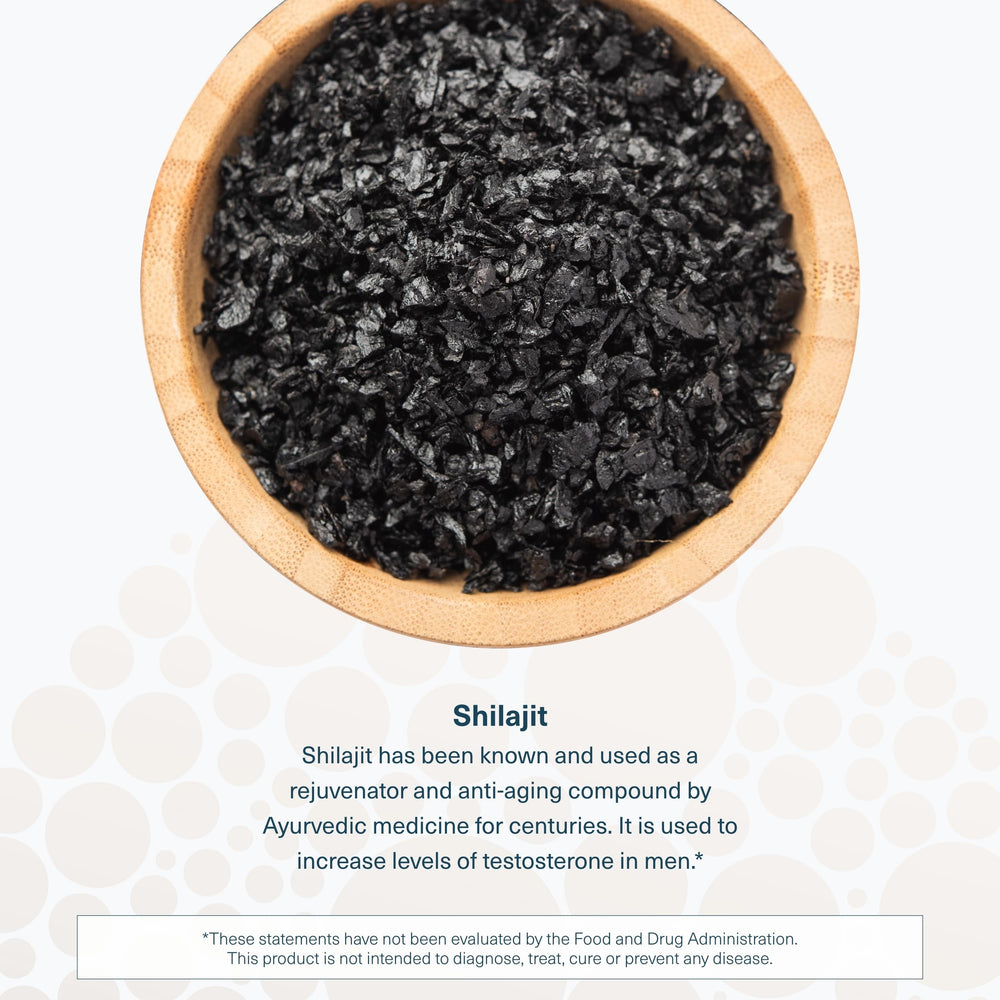 Usage and dosage information for Shilajit capsules