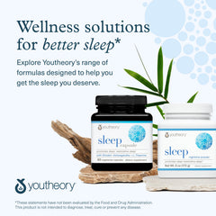 Product image showing the 6 oz size of Youtheory Sleep Nighttime Powder
