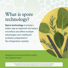 Front label showing 6 Billion CFU for Youtheory Spore Probiotic Powder