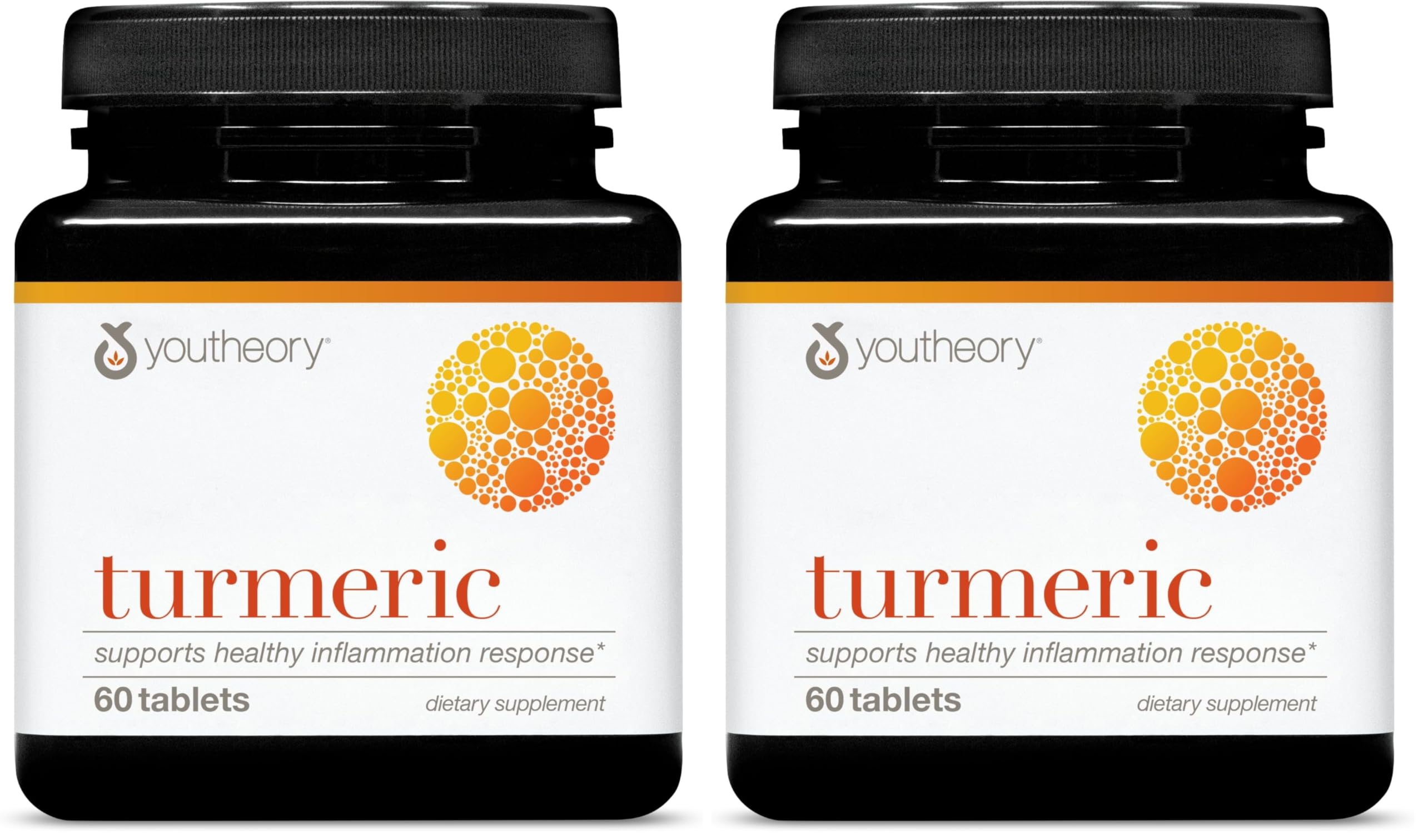 Front view of Youtheory Turmeric 2-pack