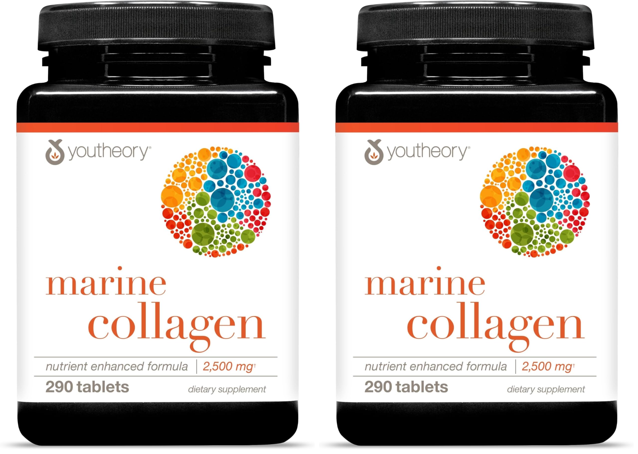 Youtheory Marine Collagen bottle – front view