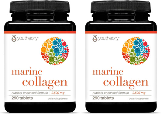 Youtheory Marine Collagen bottle – front view