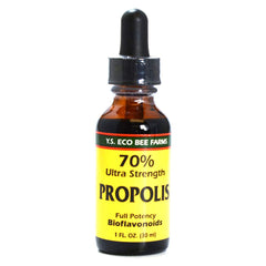 YS BEE FARMS Organic Propolis 70% Ultra Strength 1 OZ bottle