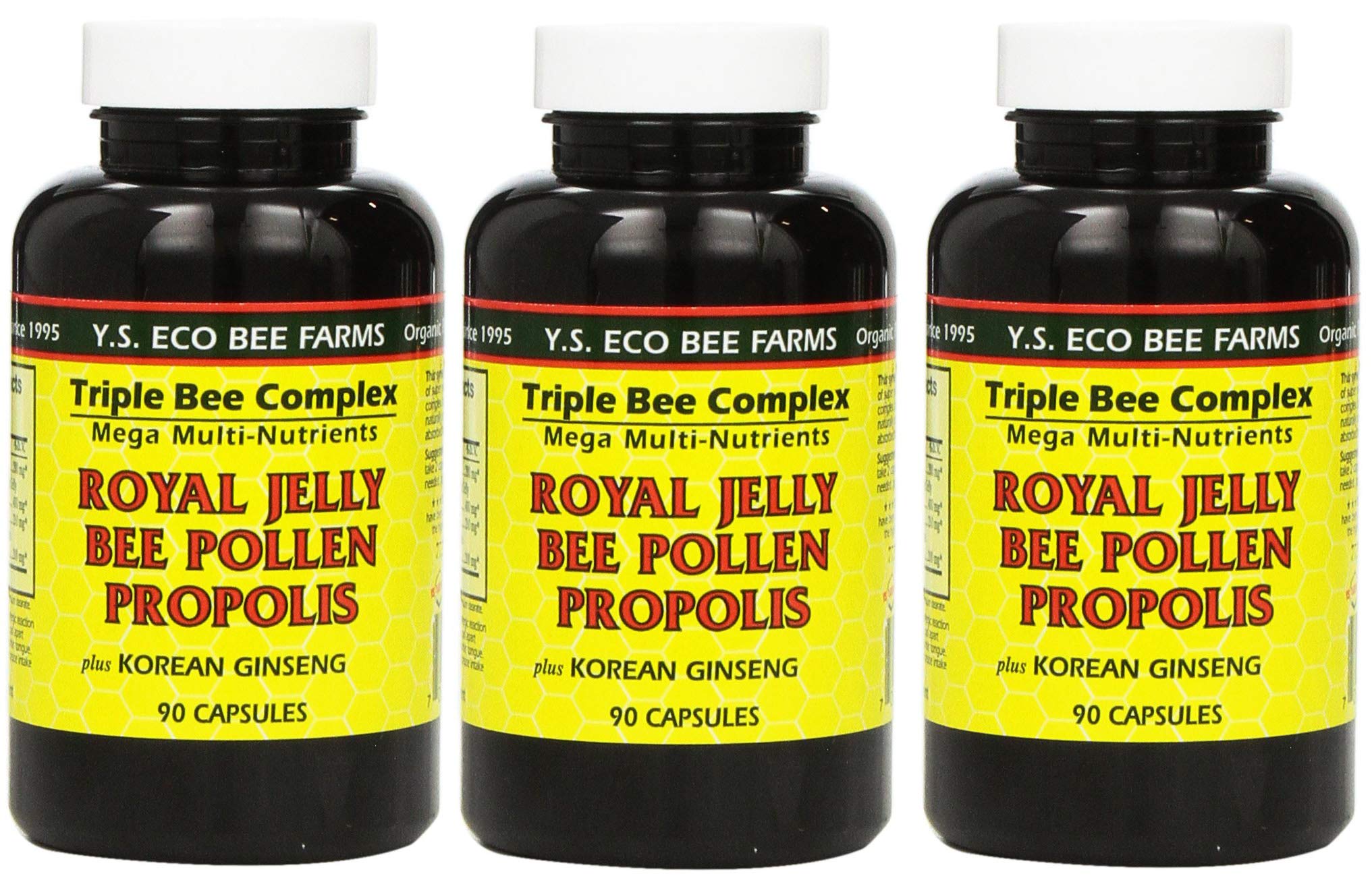 Royal Jelly 3-Pack bottle with 90 capsules