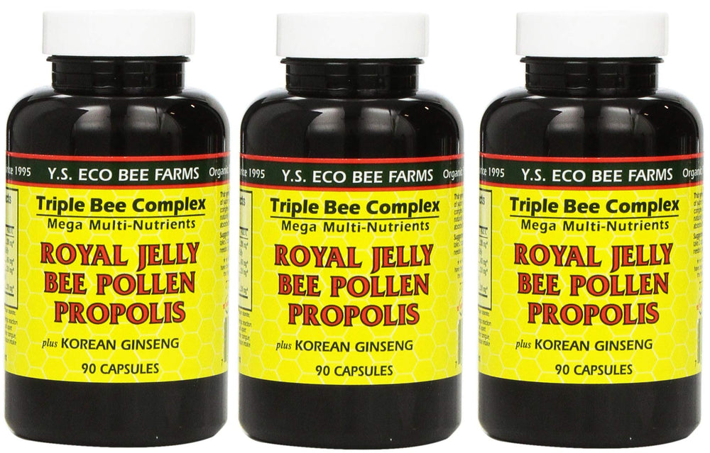 Royal Jelly 3-Pack bottle with 90 capsules