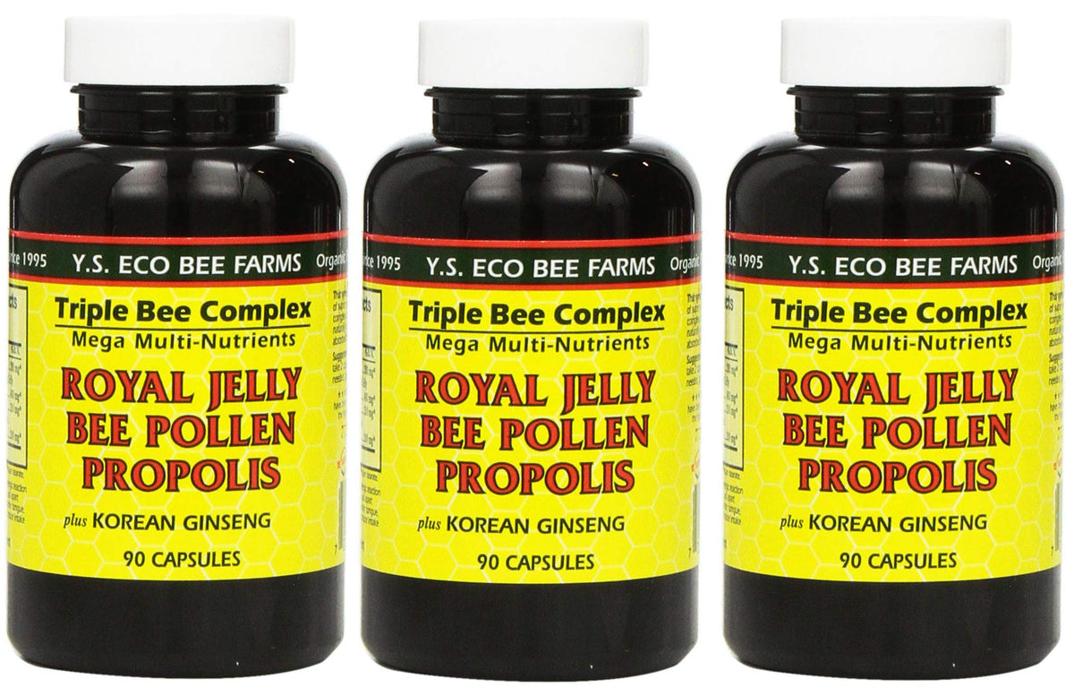 Royal Jelly 3-Pack bottle with 90 capsules