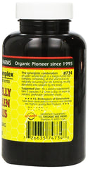 Close-up of capsules from YS Eco Bee Farms Mega Multi-Nutrient supplement