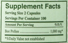 Nutrition highlights for YS Organics Bee Pollen 2-Pack