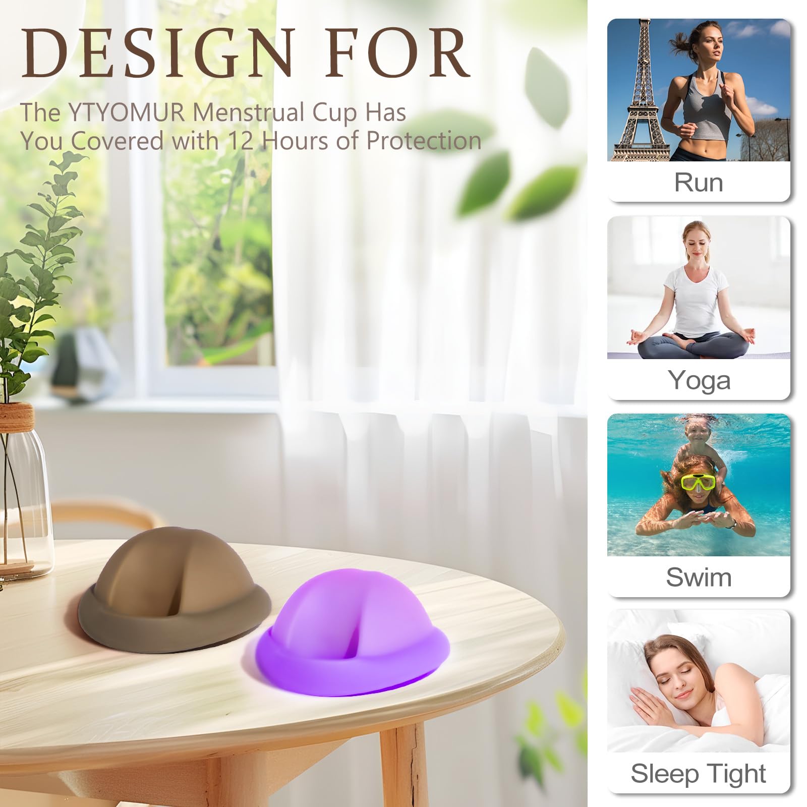 YTYOMUR small-size disc ready for travel-friendly, eco-conscious care.