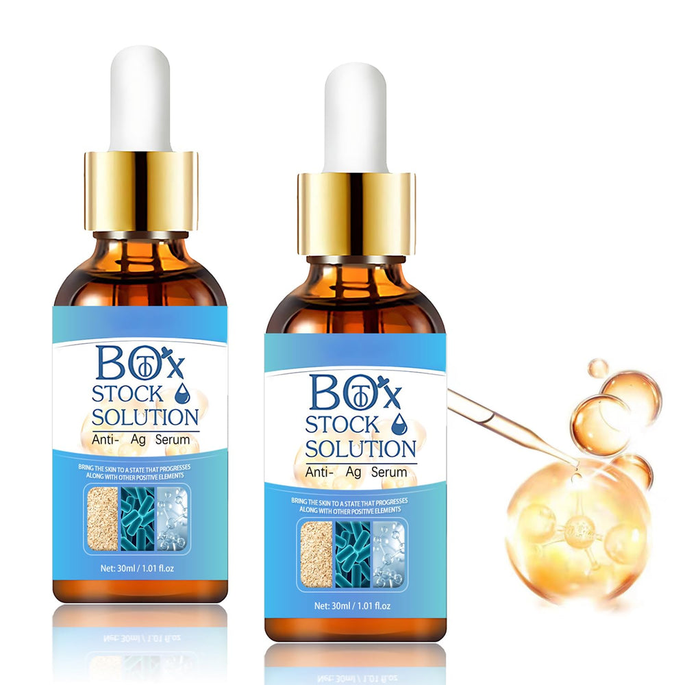Yuanyuuo 2Box stock serum in hand, ready for application