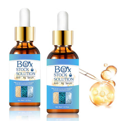 Yuanyuuo 2Box stock serum in hand, ready for application