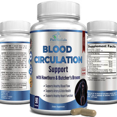 YUMMYVITE Blood Circulation Supplement bottle and capsules