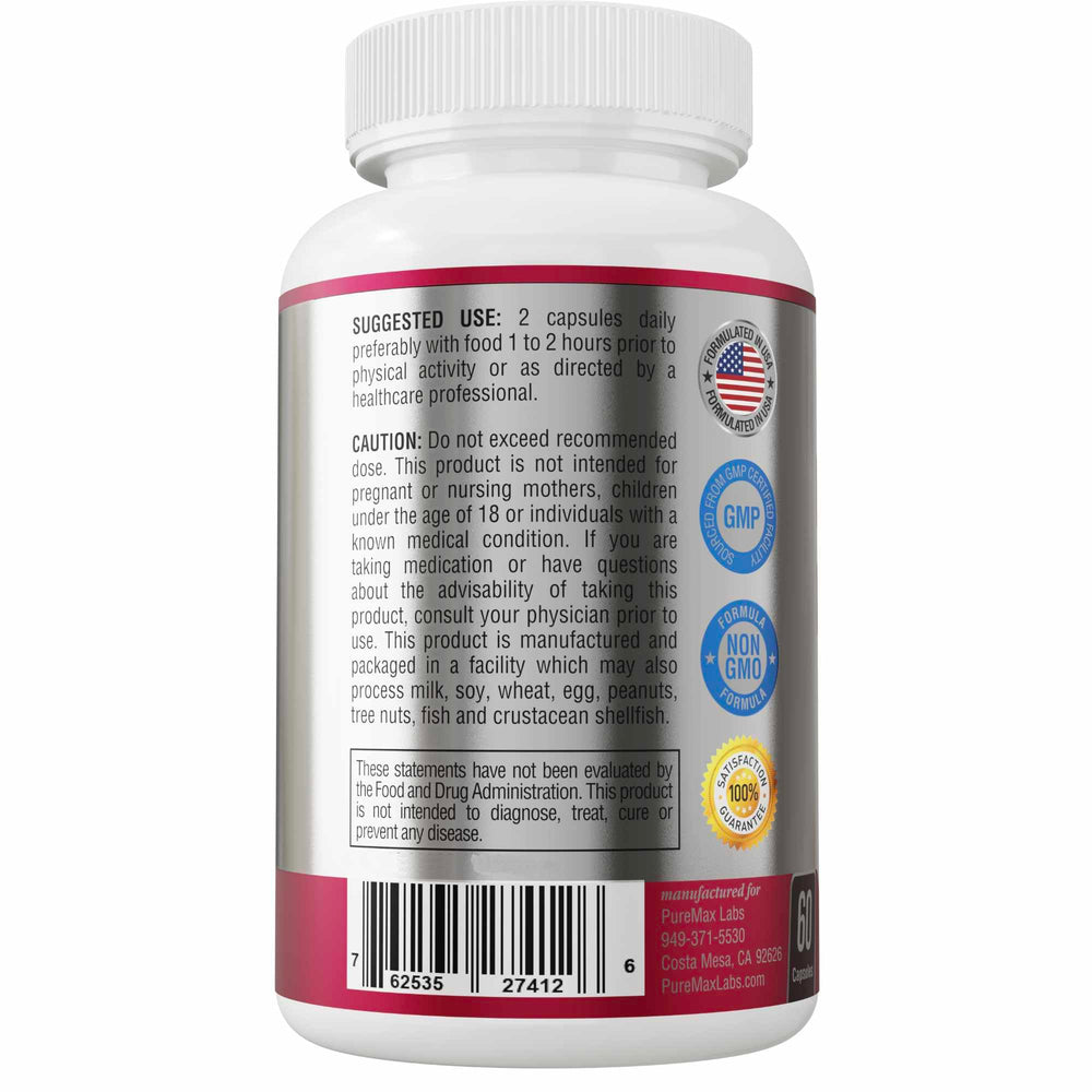 USA-made manufacturing facility badge indicating FDA inspection and GMP certification