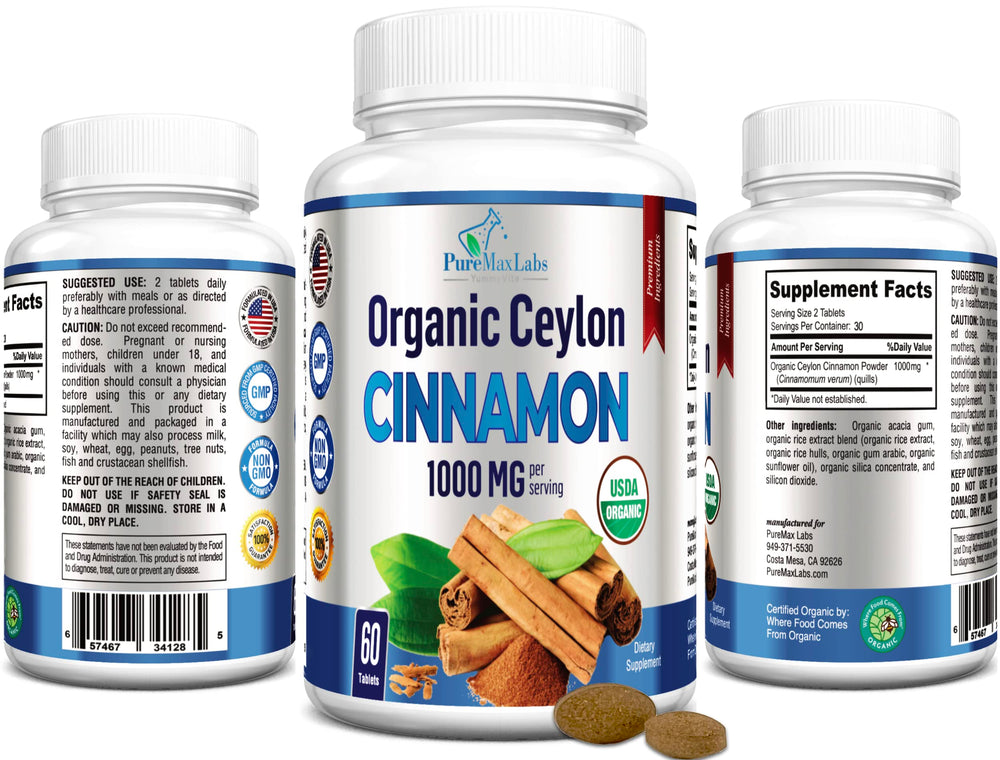 Cinnamon tablets showing fast absorption