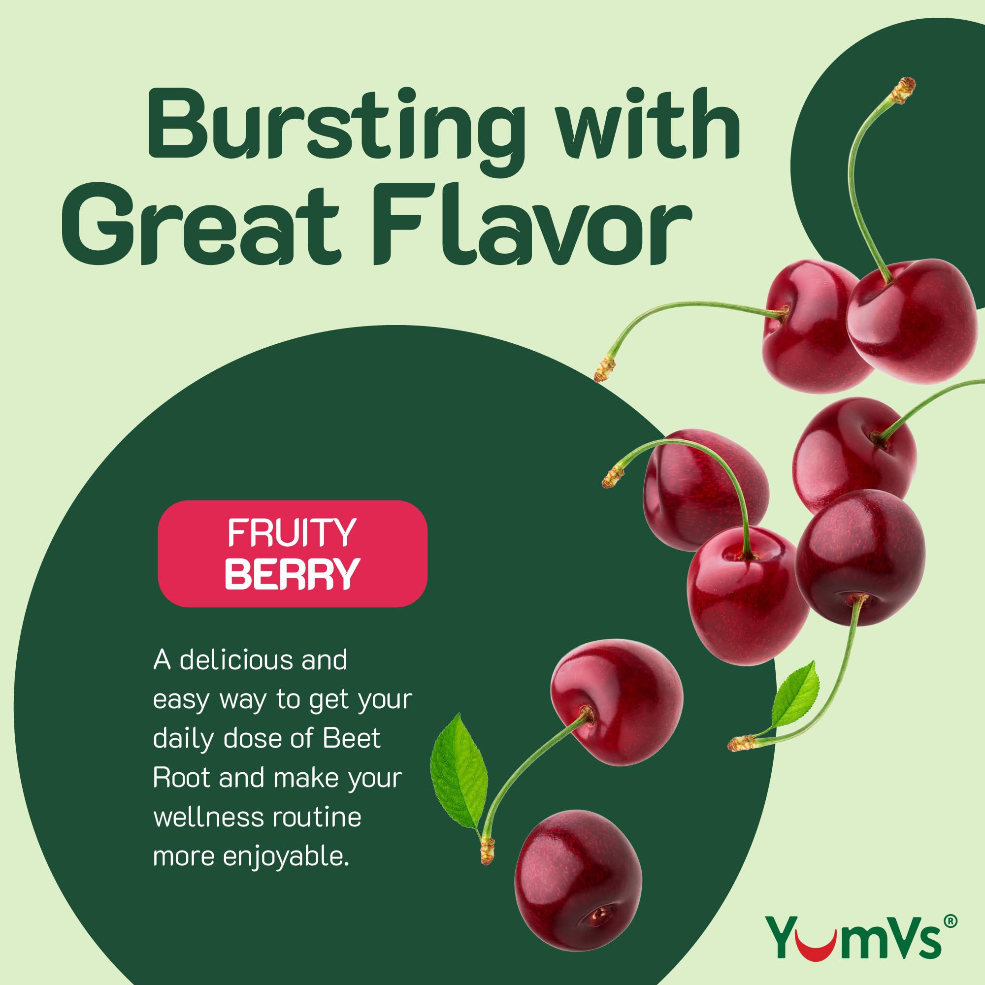Berry beet root gummies close-up