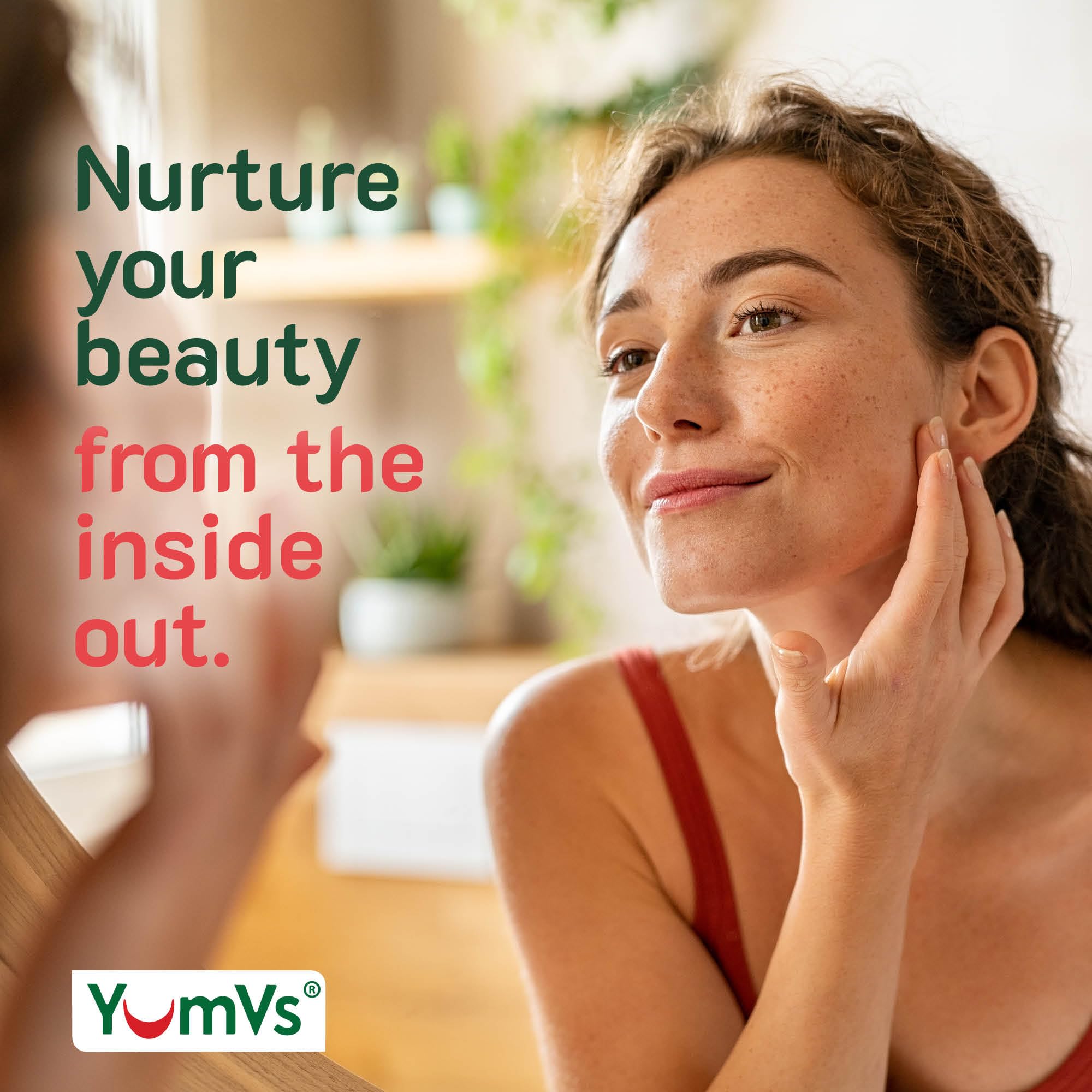 Product packaging showing 60 count YumVs Biotin Gummies
