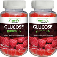YUM-V'S Glucose Gummies Berry Orange bottle front view