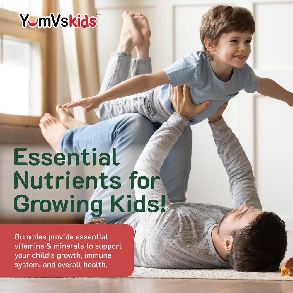 60-count bottle of YumVs Kids Multivitamin Gummies
