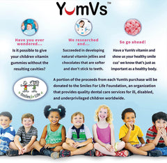 Two-pack of YumVs vitamins for convenient usage