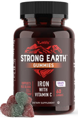 YUM-V'S Strong Earth Iron Gummies bottle - hero image