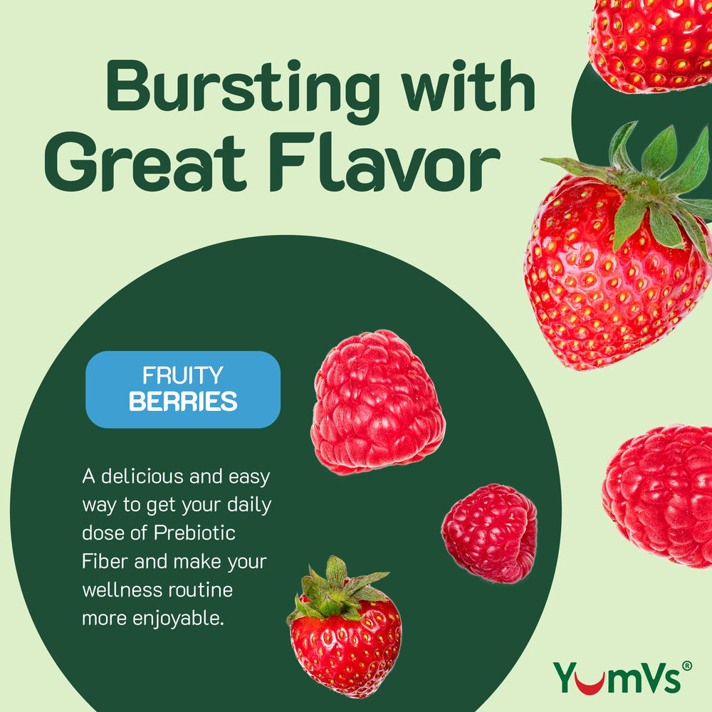 Berry-flavored gummy serving showing texture