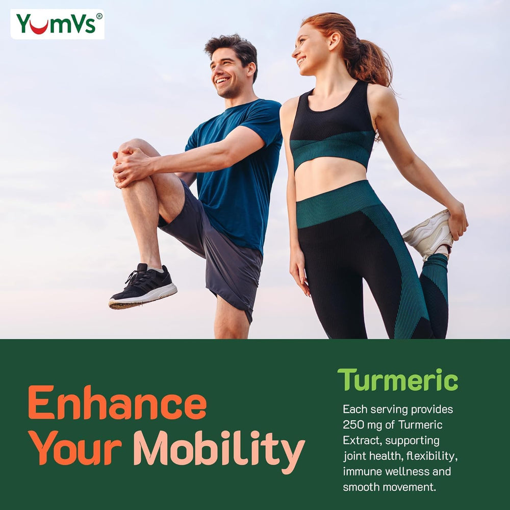 Kosher and halal certified YumV’s Turmeric Gummies, product of Israel
