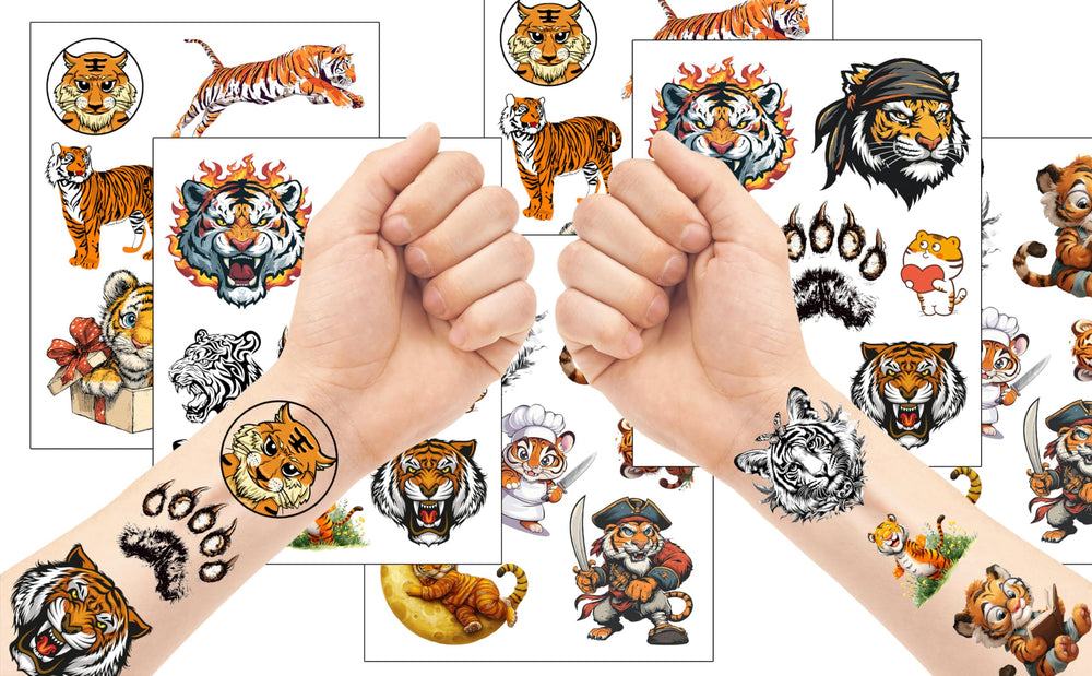 Yunahoo kids tattoo stickers offer colorful party decoration and wearables.