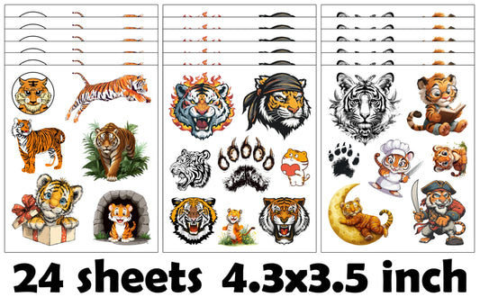 Yunahoo safari animal tattoos collection adds jungle flair to events.