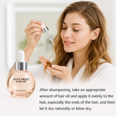 Yunmeng Hair Oil suitable for all hair types demonstration.