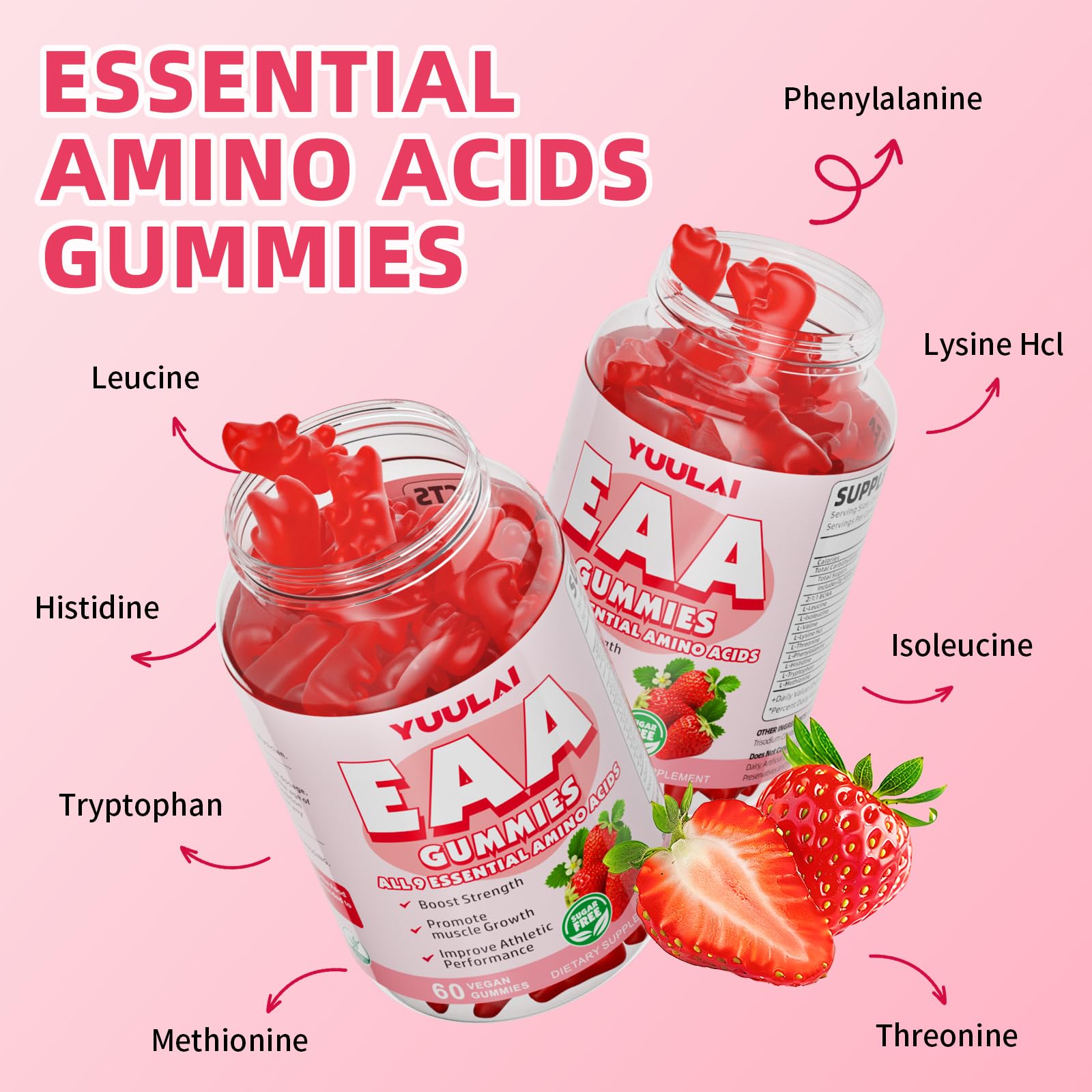 Energy support and recovery with YUULAI EAA Gummies