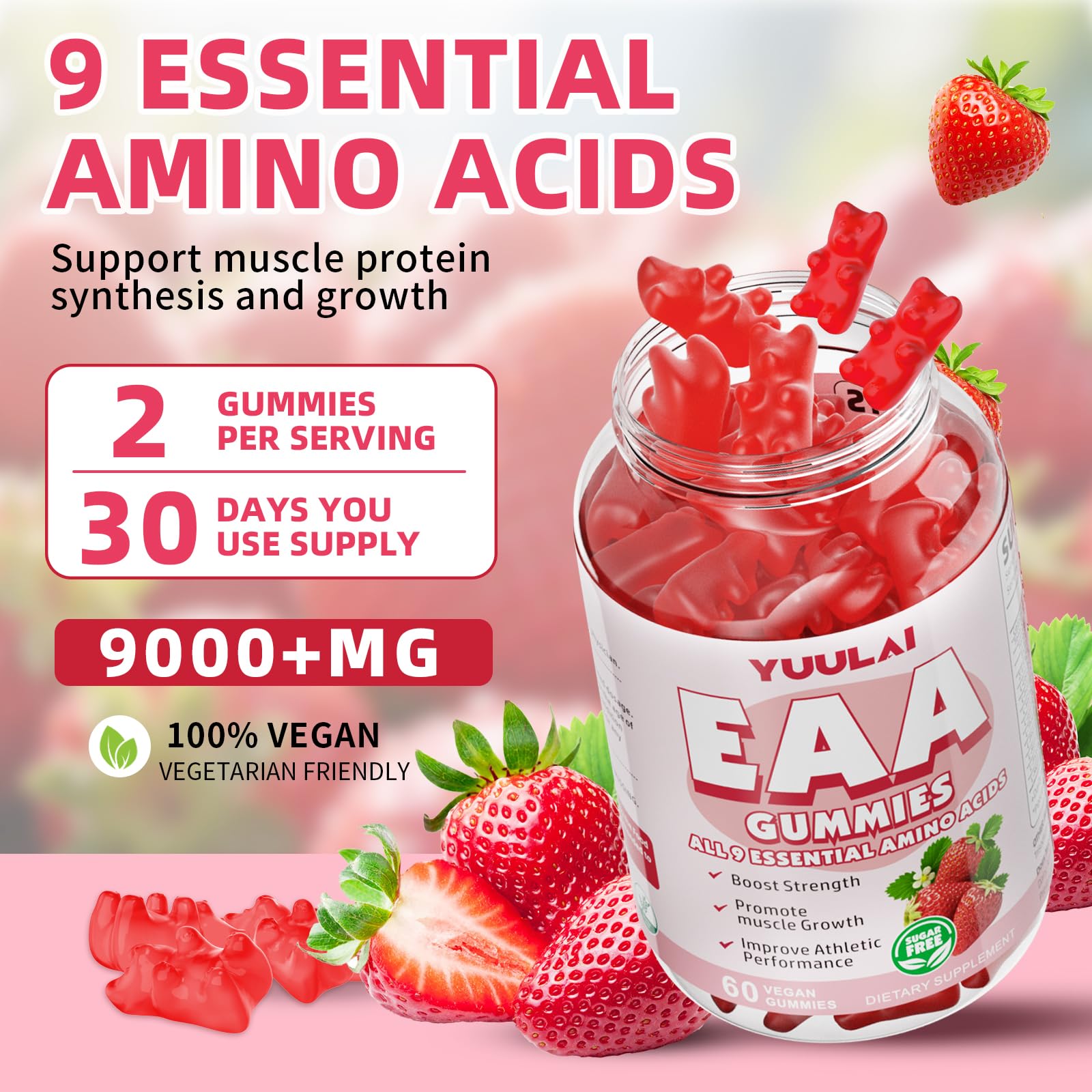 GMP-certified facility label for YUULAI EAA Gummies