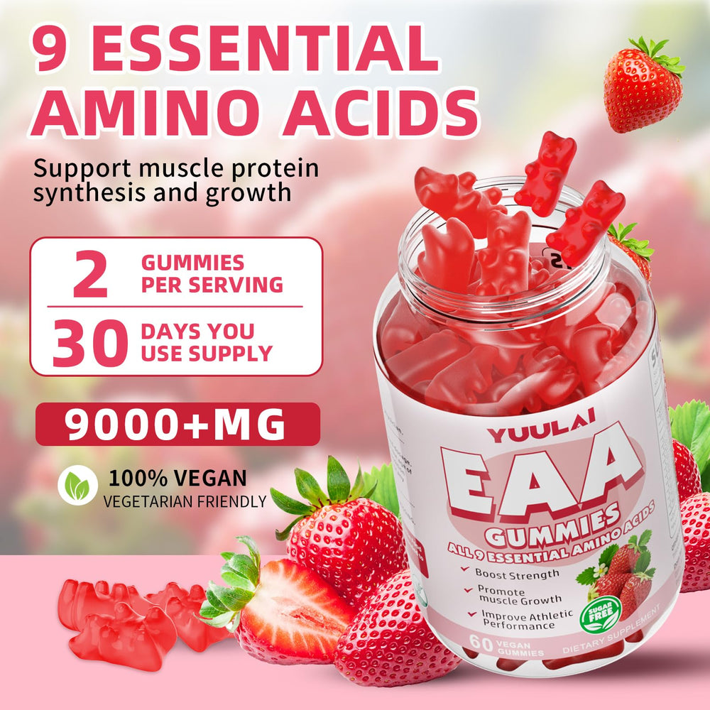 GMP-certified facility label for YUULAI EAA Gummies