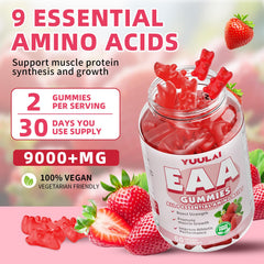 GMP-certified facility label for YUULAI EAA Gummies