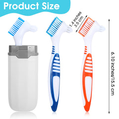 Small pointed brush head for crevices and hard-to-reach areas