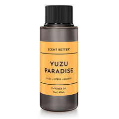 Scent Better Yuzu Paradise essential oil blend bottle with citrus notes