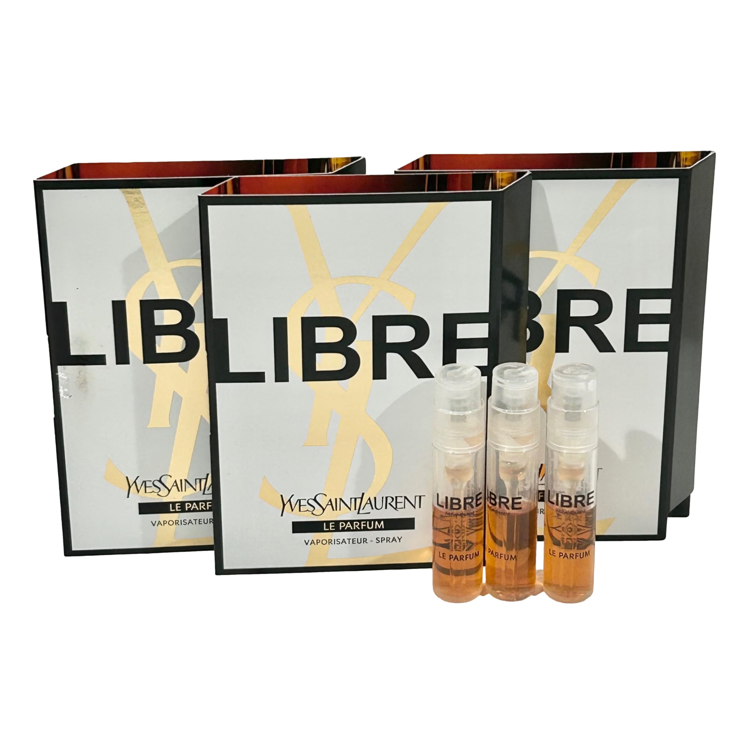 YSL Libre Le Parfum sample vial set for trial and travel convenience