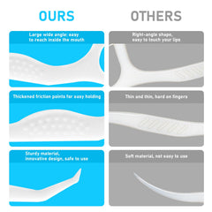 Mint flavor floss sticks option