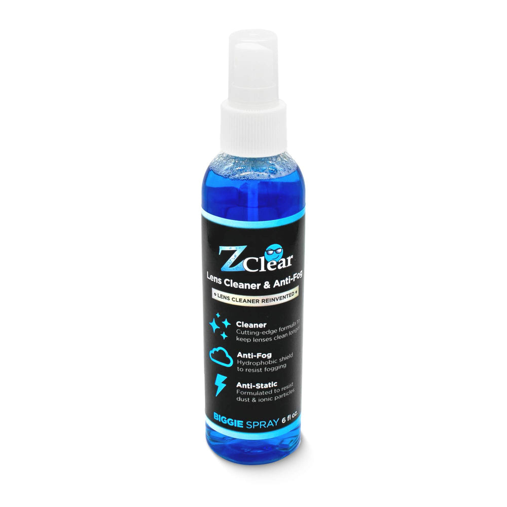 Z Clear Anti-Fog 6oz Spray bottle with microfiber cloth