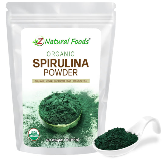 Product image: Z Natural Foods Organic Spirulina Powder packaging