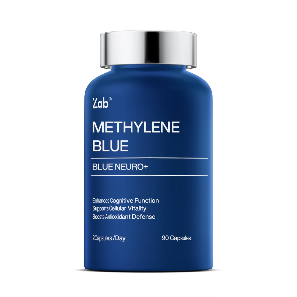 ZAB Methylene Blue capsules bottle – front view