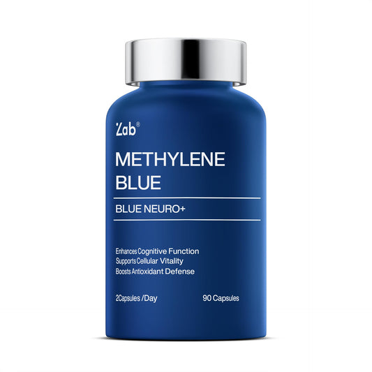 ZAB Methylene Blue capsules bottle – front view