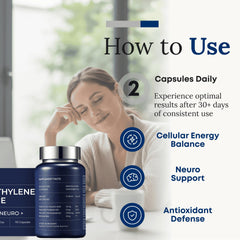 Two capsules representing daily 2-capsule routine