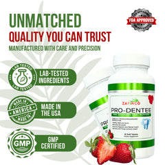 Close-up of chewable probiotic tablet texture