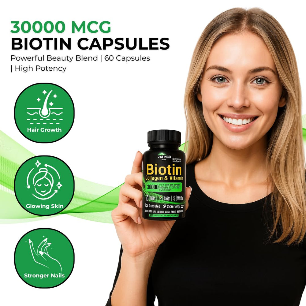Collagen, keratin and hyaluronic acid supplement visuals