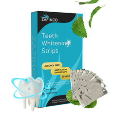 ZAFINCO 28-count mint whitening strips packaging