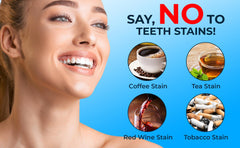 Mint flavored whitening strips