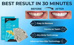 Whitening strips for sensitive teeth